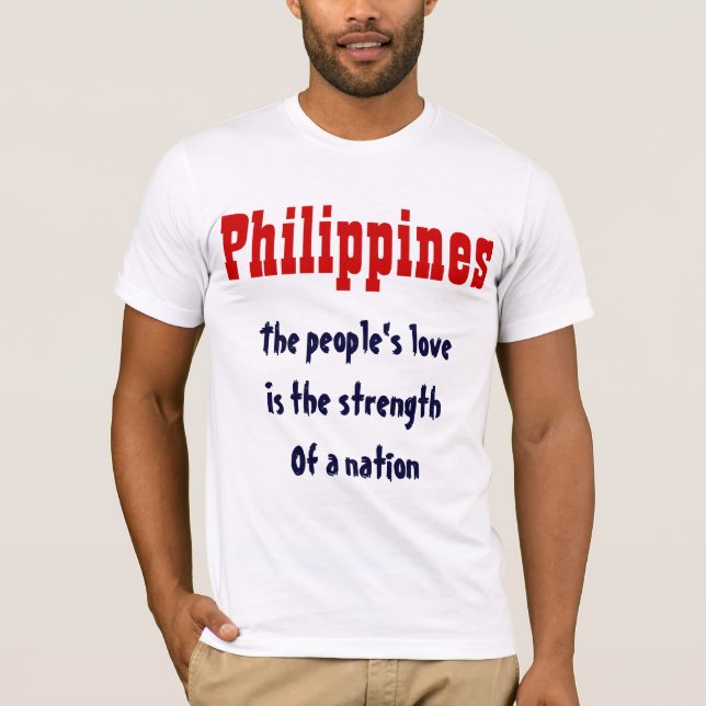 People's love Filipino t-shirts (Front)