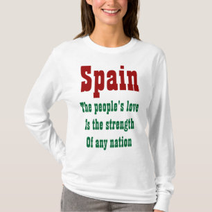 People's love spain t-shirts