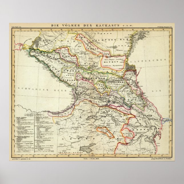 peoples of the Caucasus Poster (Front)