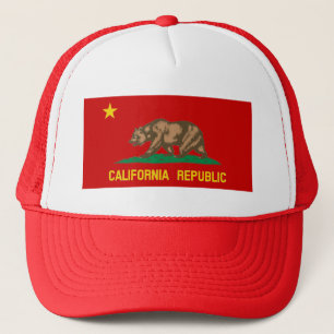 People's Republic of California Red Communist Flag Trucker Hat