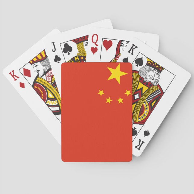 People's Republic of China National World Flag Playing Cards (Back)