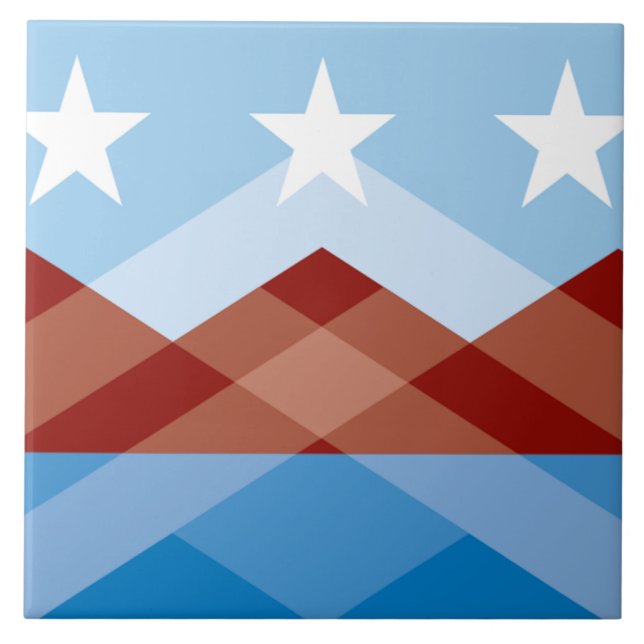 Peoria (Arizona) city flag Ceramic Tile (Front)