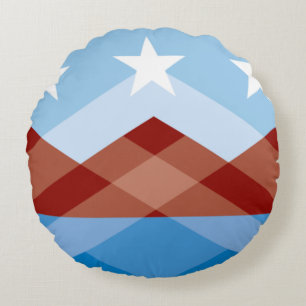 Peoria (Arizona) City flag Round Cushion