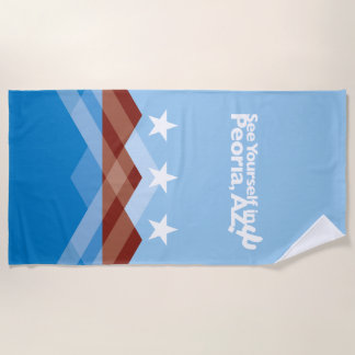 Peoria Flag Beach Towel
