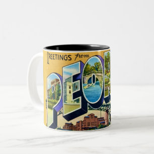 Peoria Illinois Greetings Mug