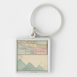 Peoria, Oneida, Knoxville and Dallas Key Ring