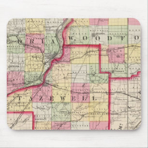 Peoria, Woodford, Tazewell counties Mouse Pad