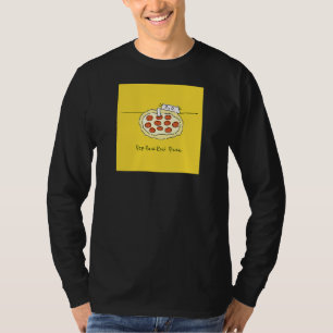 Pep Paw Roni Pizza Cat Pepperoni Humour Food Yell T-Shirt