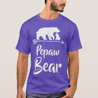 Pepaw Bear Matching Family Christmas Costume T-Shirt