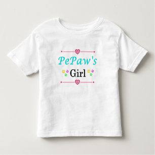 PePaw's Girl Toddler T-shirt