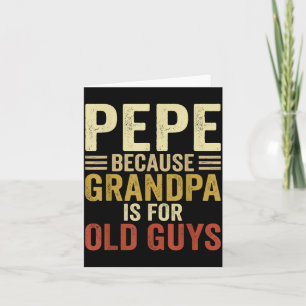 Pepe Design For Grandpa From Grandkids Fathers Day Card