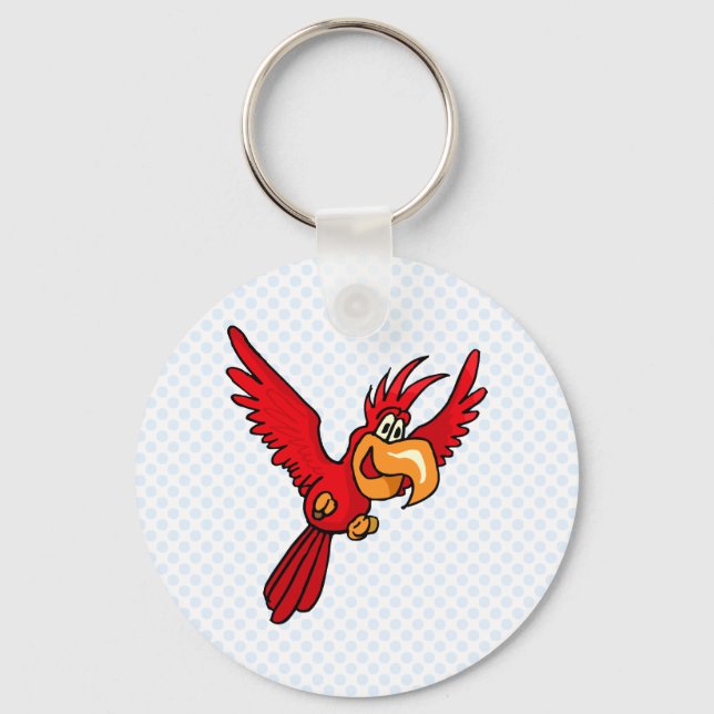 Pepe Parrot Key Ring (Front)