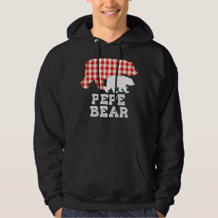 Pepe Plaid Great Bear Daddy Grandpa Father Day Pro Hoodie