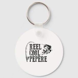 Pepere Fishing Reel Cool Pepere Funny Gift  Key Ring
