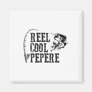 Pepere Fishing Reel Cool Pepere Funny Gift  Magnet
