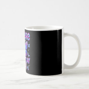 Pepere of the birthday girl butterfly family coffee mug