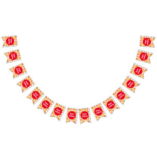 Peperroni ,Cheese And Margherita Pizza Bunting