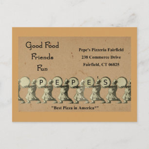 Pepe's Pizzeria Fairfield Postcard
