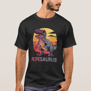 PepeSaurus Dino Dinosaur Pepe Saurus T Rex Funny T T-Shirt