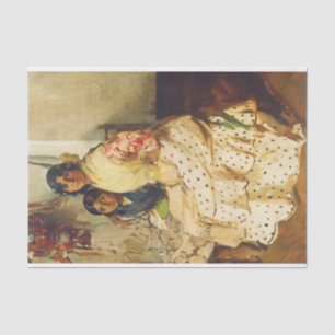 Pepilla and her Daughter, Joaquín Sorolla  Tissue Paper