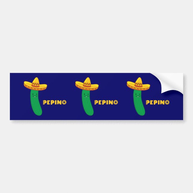 Pepino Bumper Sticker (Front)