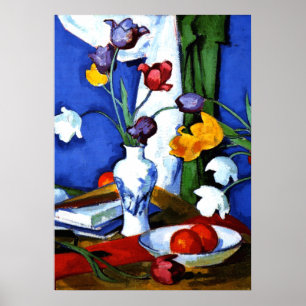 Peploe - Tulips and Fruit Poster