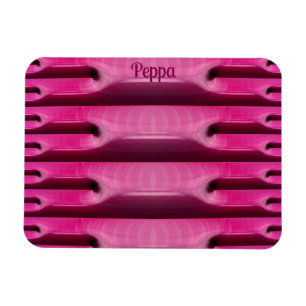 PEPPA ~ BONBONS Rose Pink ~ Fractal Art ~ Magnet