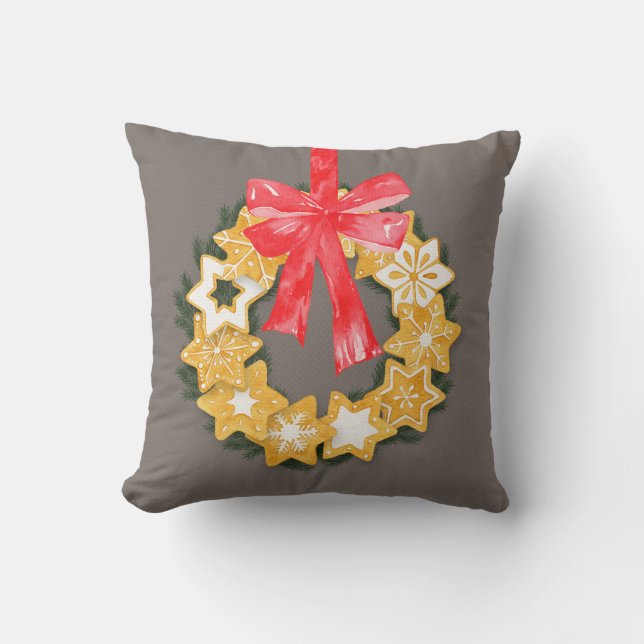 Pepparkakor Christmas Cushion (Front)