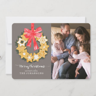 Pepparkakor Christmas Photo Holiday Card