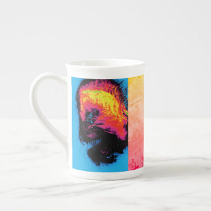 pepper and plastic silenced bone china mug