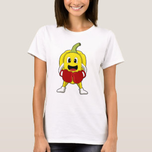 Pepper as Boxer with Boxing gloves T-Shirt