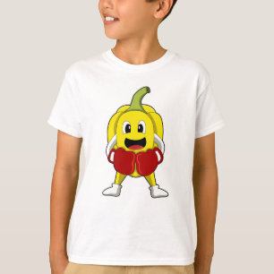 Pepper as Boxer with Boxing gloves T-Shirt