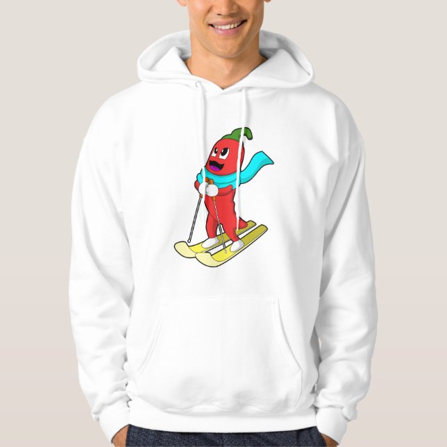 Pepper as Skier with Ski Hoodie (Front)