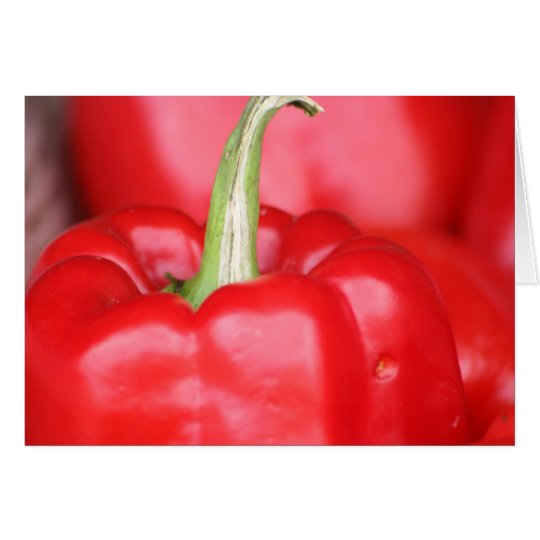 Pepper Closeup card