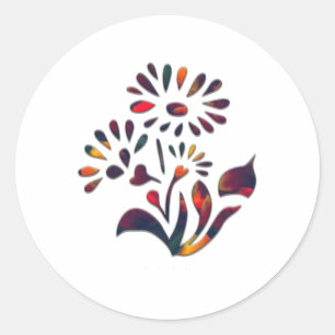Pepper Flowers Two Sticker 