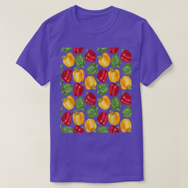 Pepper Fruit Vegan Vegetarian Bartender  T-Shirt (Design Front)