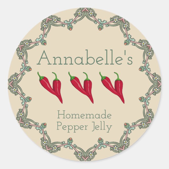 Pepper Jelly Label (Front)