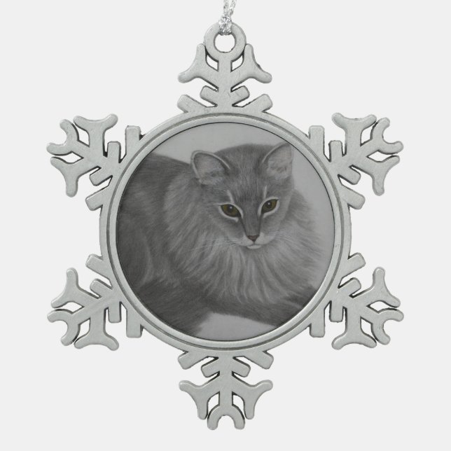 Pepper Pewter Ornament (Front)