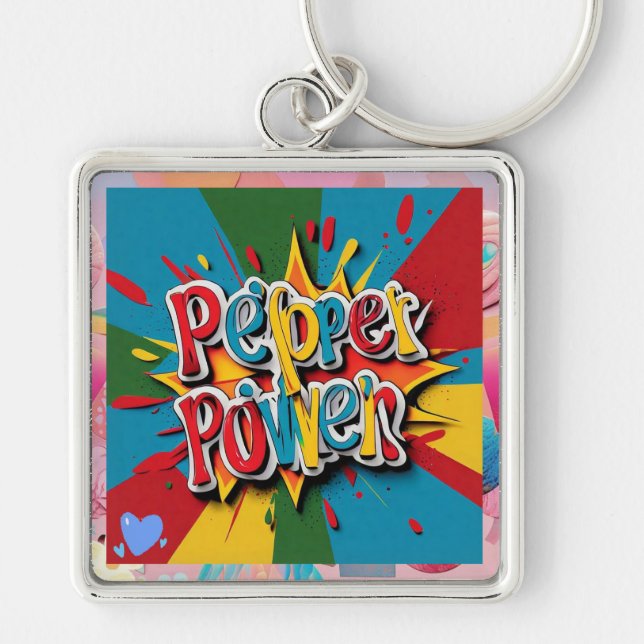  "Pepper Power" Key Ring (Front)