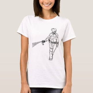 Pepper Spraying Cop T-Shirt