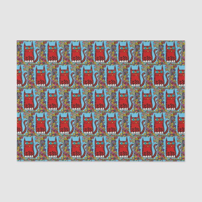 Pepper the Cat Tissue Paper (Front)