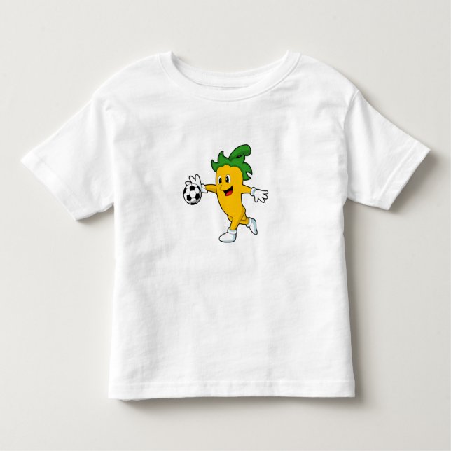 Pepper Vegan as Soccer player with Soccer.PNG Toddler T-Shirt (Front)