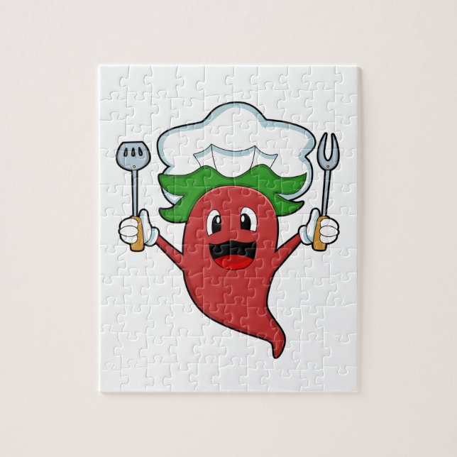 Pepper Vegan Cook Jigsaw Puzzle (Vertical)