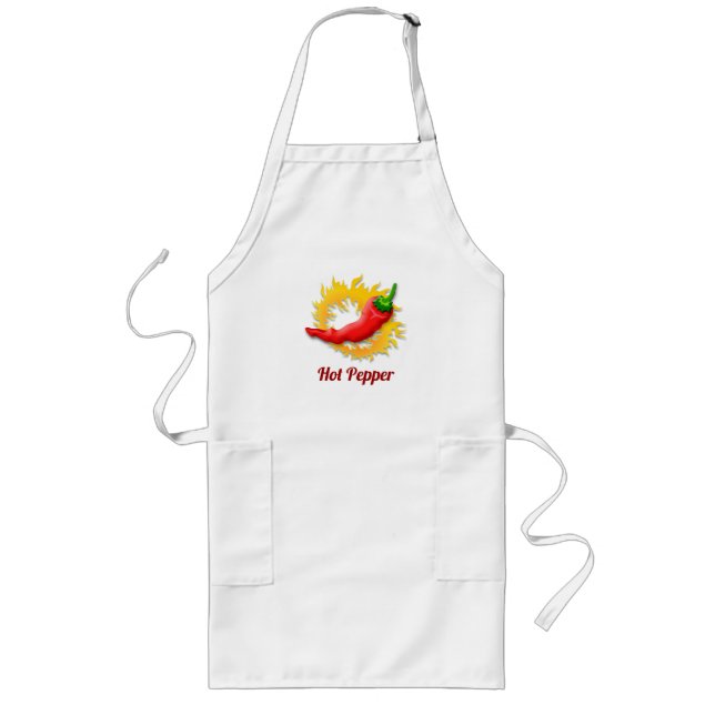 Pepper with Flame Apron (Front)