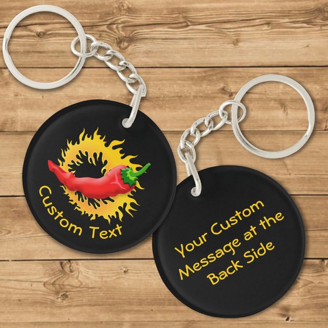 Pepper with Flame Keychain (Creator Uploaded)