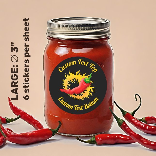 Pepper with Flame Sticker (Creator Uploaded)