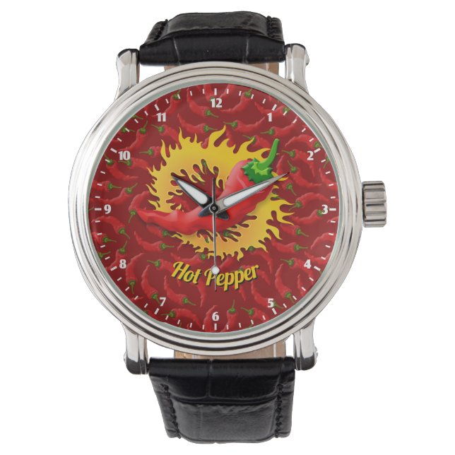 Pepper with Flame Watch (Front)