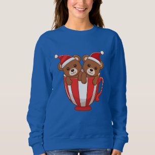 Peppermint Bear Duo Sweatshirt
