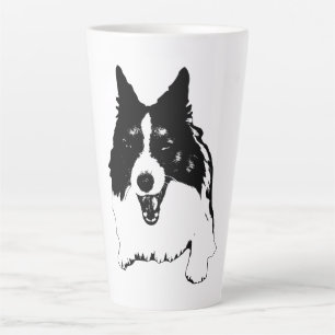 Peppermint‑Bright Corgi Look Latte Mug