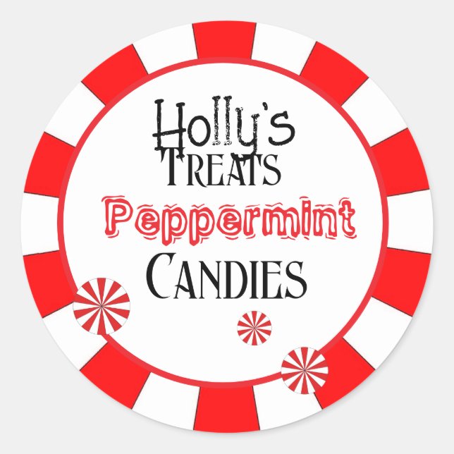 Peppermint candies Sticker (Front)